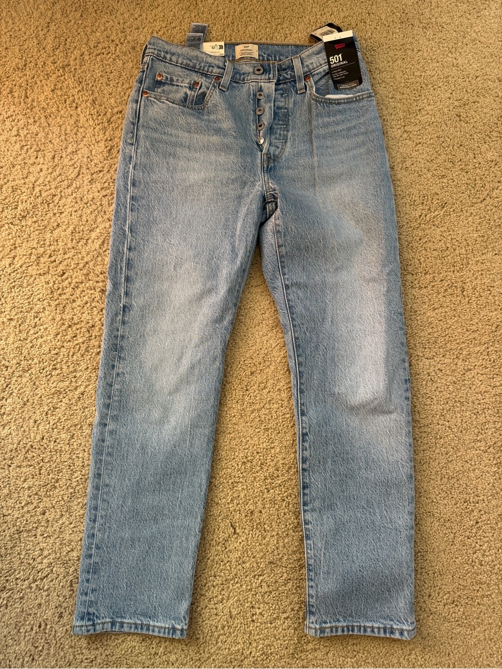 Levi's 501 Original Fit Jeans - Light Blue TAGS ON